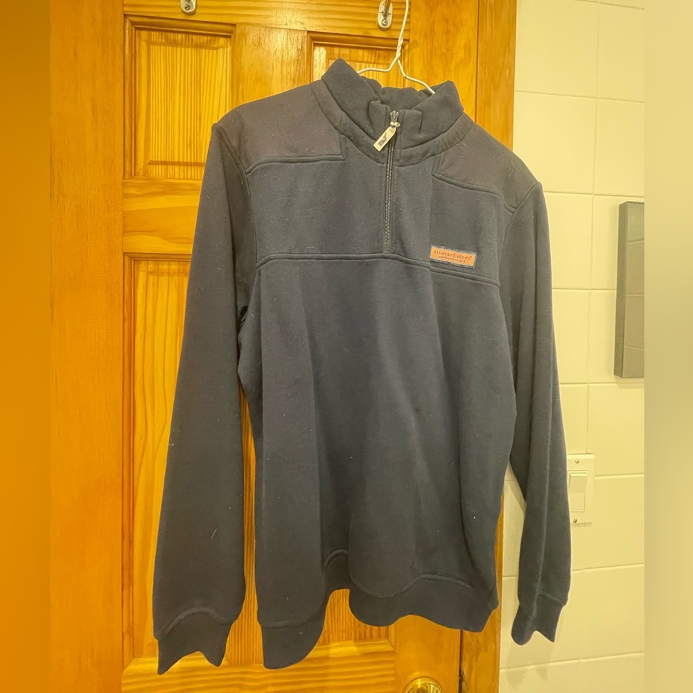 Men’s Blue Vineyard Vines 1/4th Pullover XS